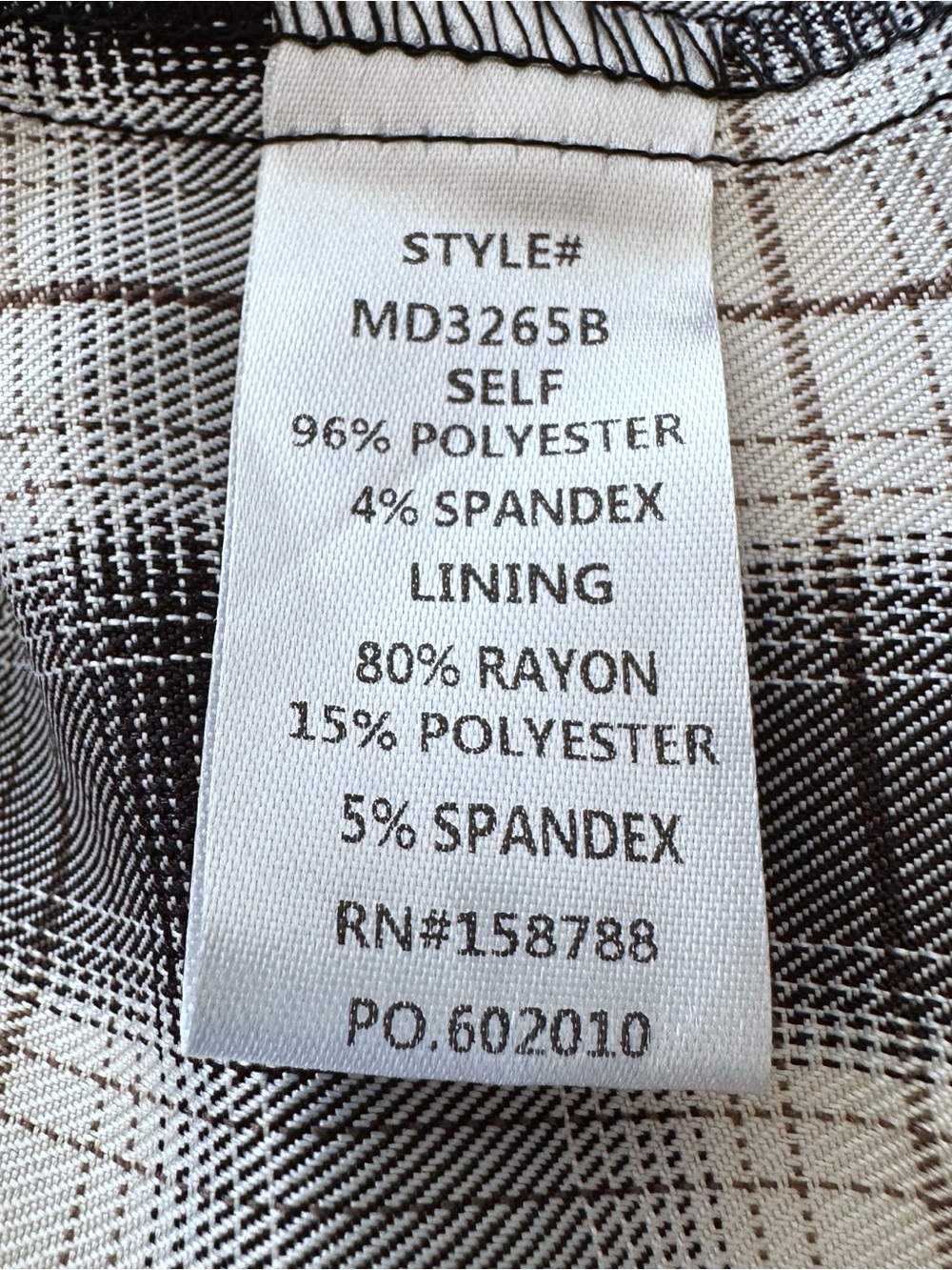 NWT Mable Black & White Plaid Oversized Button-Down Dress with Attached Tank Top - Picture 9 of 10